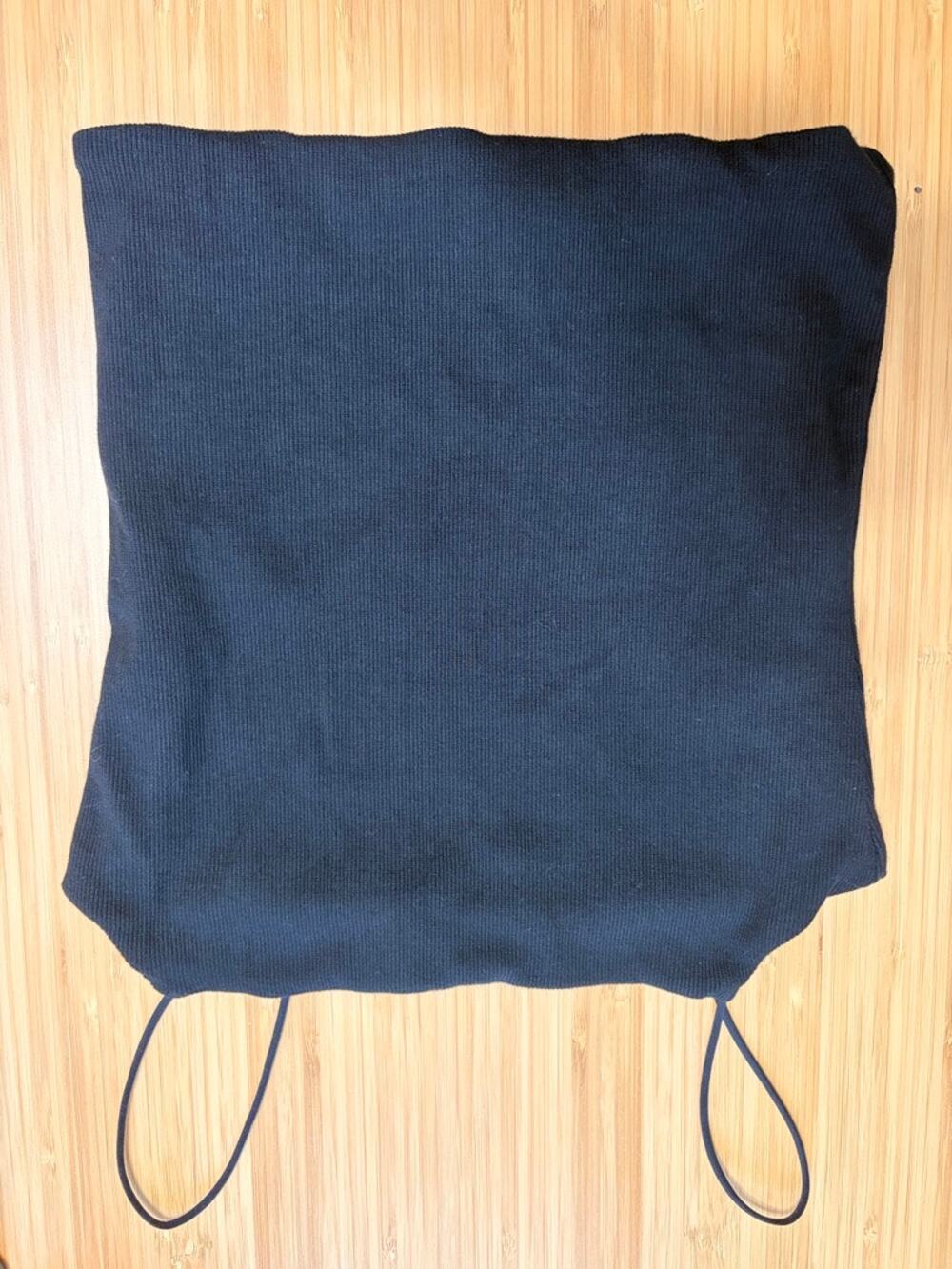 Madewell Squareneck Tank Top Jet Black Size S